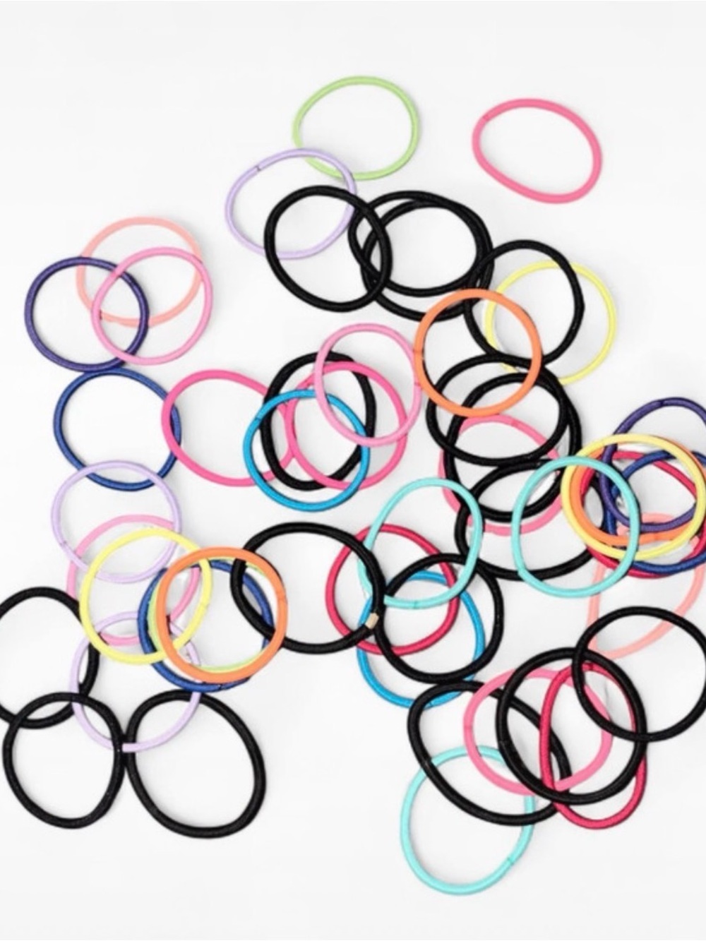 Target Kids Assorted Color Elastic Hair Ties - Multicolor Pack